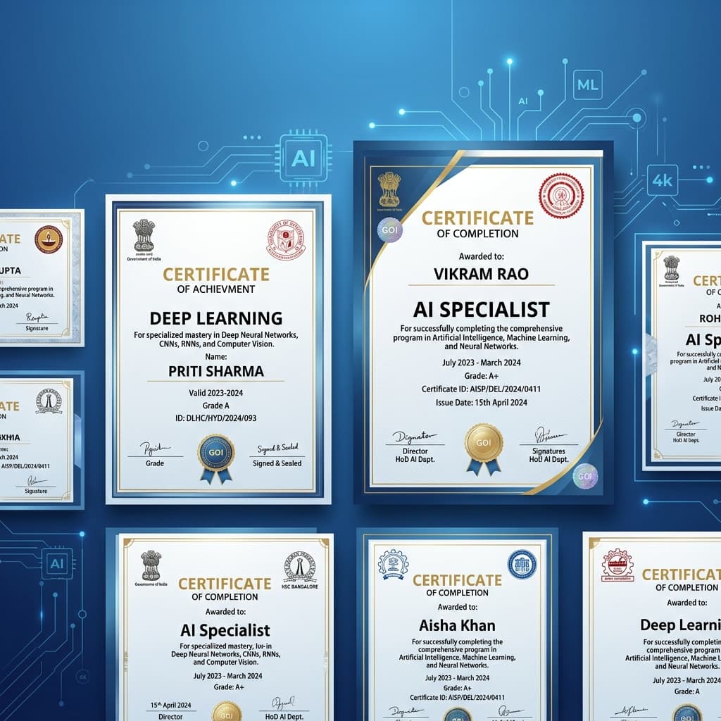 Best free AI courses with certificates for India in 2026